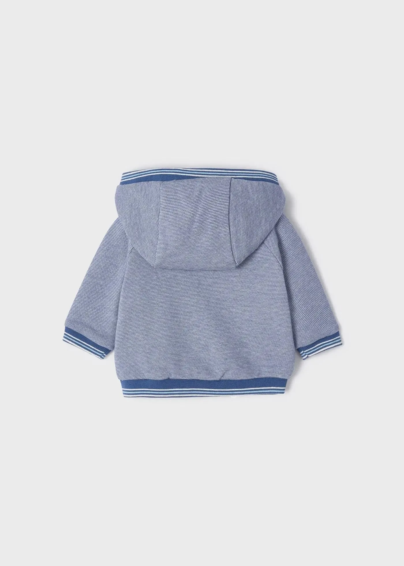 Zip Up Sweatshirt With Hoodie Newborn Boy | Mayoral