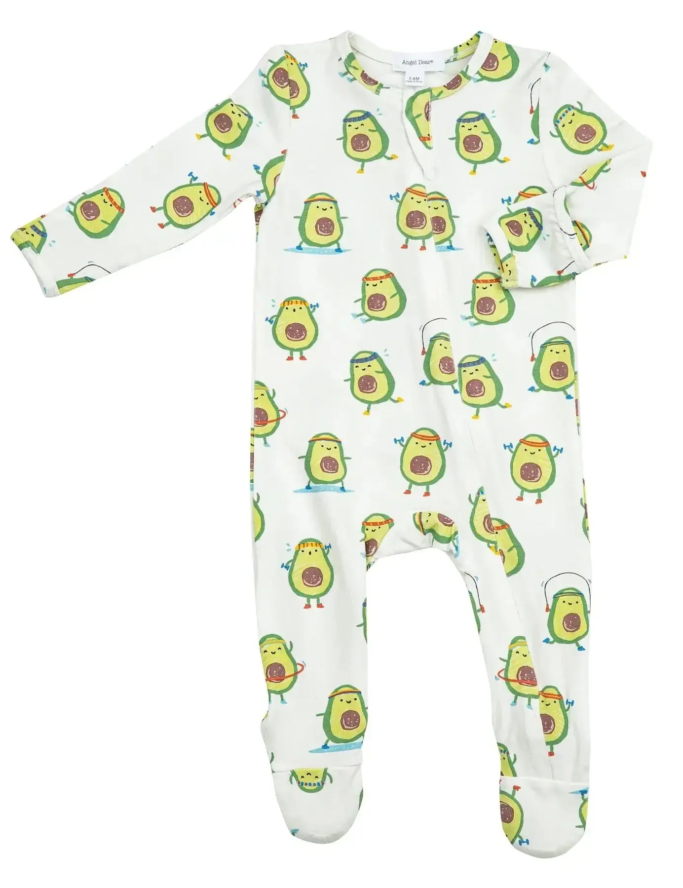Zipper Footie - Avocize | Angel Dear