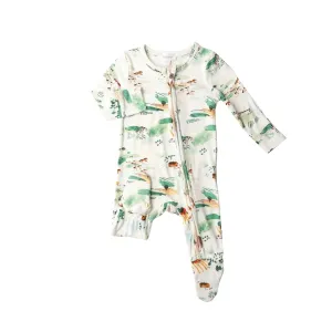 Zipper Footie - Scenic Farm | Angel Dear