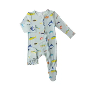 Zipper Footie - Tropical Fish Boy | Angel Dear